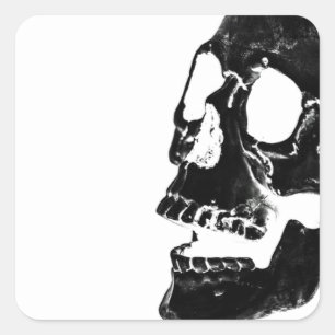 PEGATINAS CUADRADOS SKELETON HALLOWEY DAY OF THE D