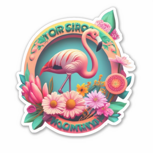 Pegatinas culpan a tu fuente de asombroso Pegatina (Anverso)