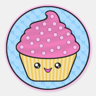 Pegatinas Cuppy Cake Kawaii