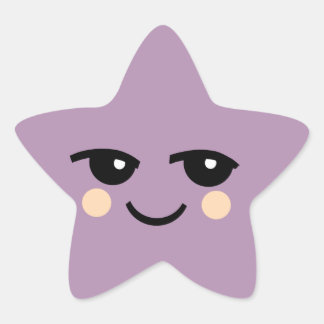 PEGATINAS CUTE FACE STAR