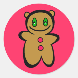 Pegatinas Cute Gingerbread