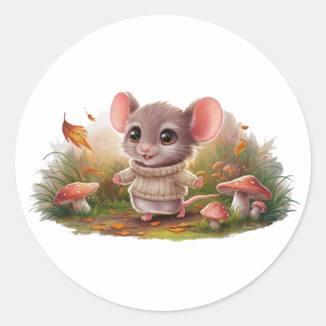 Pegatinas Cute Mouse (Anverso)