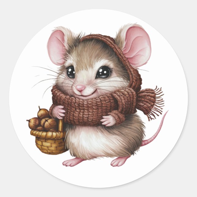 Pegatinas Cute Mouse (Anverso)