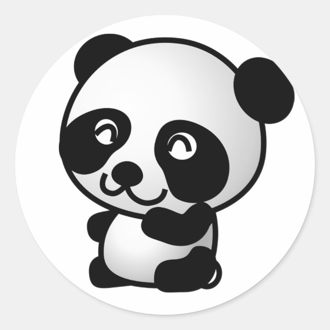 Pegatinas Cute Panda (paquete de 20) (Anverso)