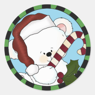 Pegatinas Cute Santa Bear