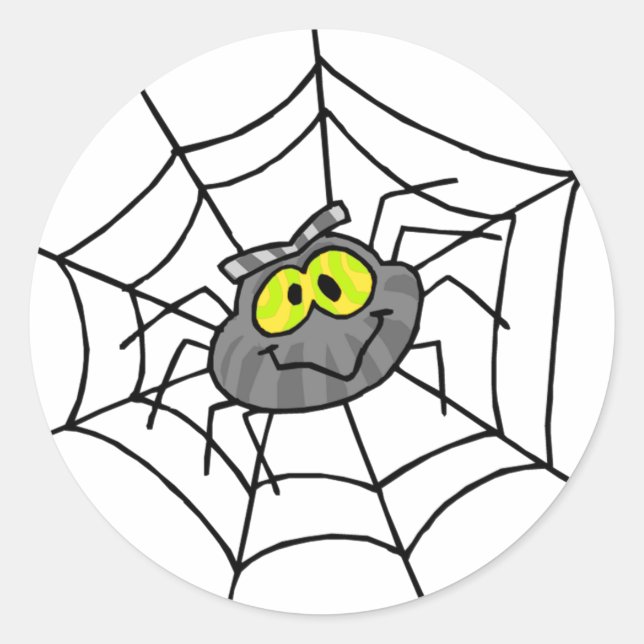 Pegatinas Cute Spider (Anverso)