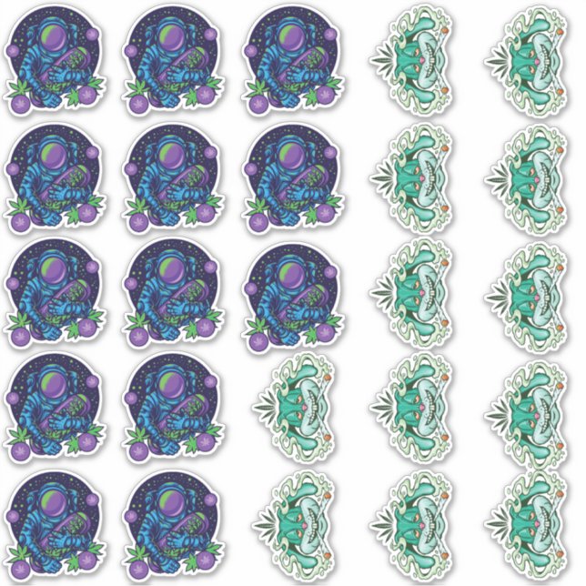 pegatinas de 2,375" x 2,625" (Anverso)