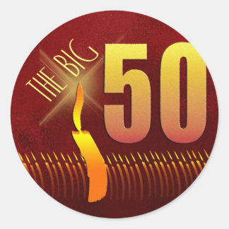 pegatinas de 50 años en THE BIG