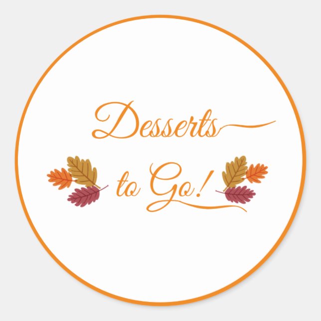 Pegatinas de Acción de Gracias (Anverso)