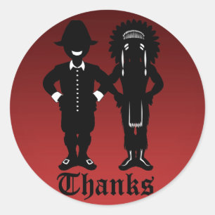 Pegatinas de Acción de Gracias Personalizado Pegat