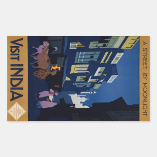 Pegatinas de afiches de viaje de India