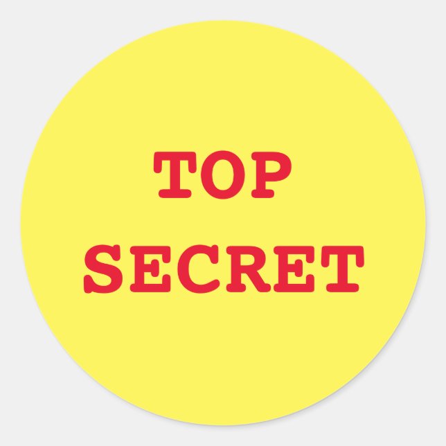 pegatinas de "agente secreto/espía" (Anverso)