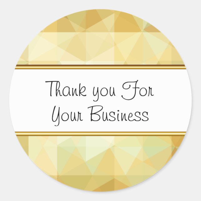 Pegatinas de agradecimiento al cliente (Anverso)