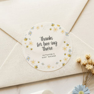 Pegatinas de agradecimiento de abeja Bumble Bee –