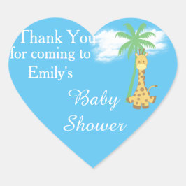 Pegatinas de agradecimiento para baby shower de ji