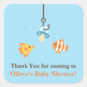 Pegatinas de agradecimiento para Baby Shower de Pe