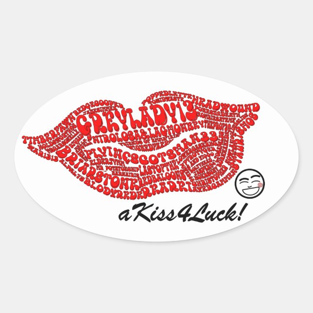 pegatinas de akiss4Luck (Anverso)