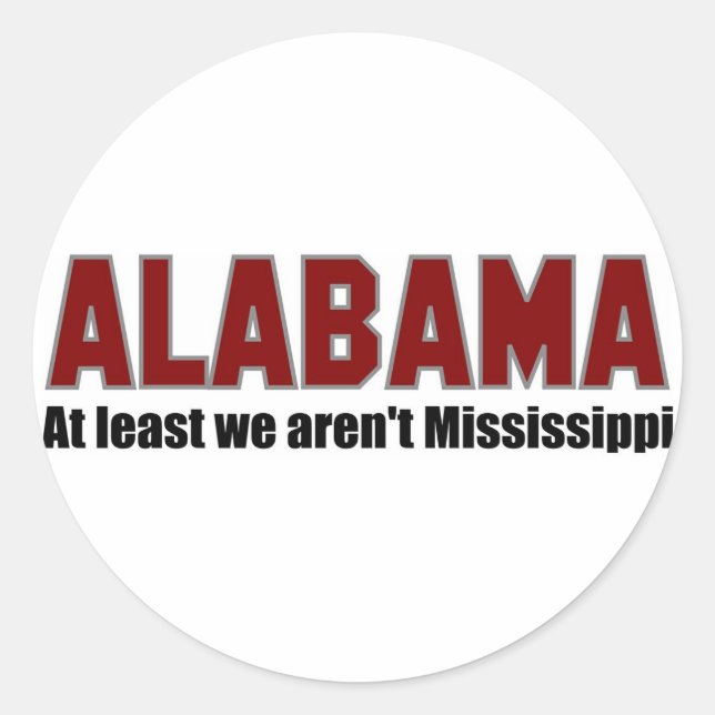 Pegatinas de Alabama (Anverso)