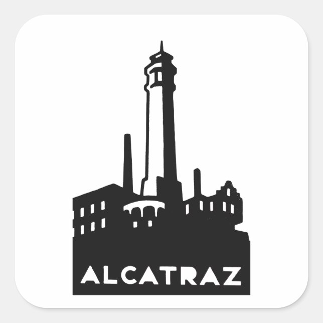 Pegatinas de Alcatraz (Anverso)
