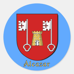 Pegatinas de Alcazar Family Shield