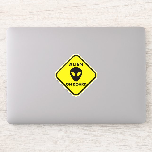 PEGATINAS DE ALIENÍGENA A BORDO (Ordenador)