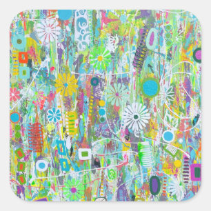 Pegatinas de alimentación de flores