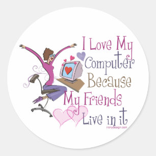 Pegatinas de amigos en línea