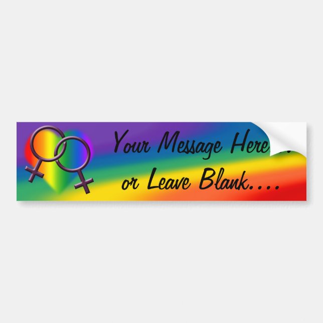 Pegatinas de amor arcoiris del orgullo gay (Frente)