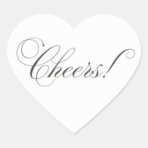 Pegatinas de amor de corazón rosado