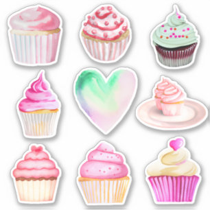 Pegatinas de amor de pasteles - Colección 2