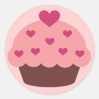 Pegatinas de amor del pastel