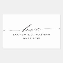 Pegatinas de amor, Pegatinas a favor de la boda, B