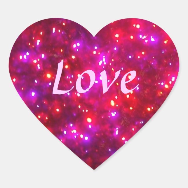 pegatinas de amor 'Rosy Sparkle' (Anverso)