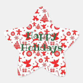 Pegatinas de Angel Deer, FELICES VACACIONES