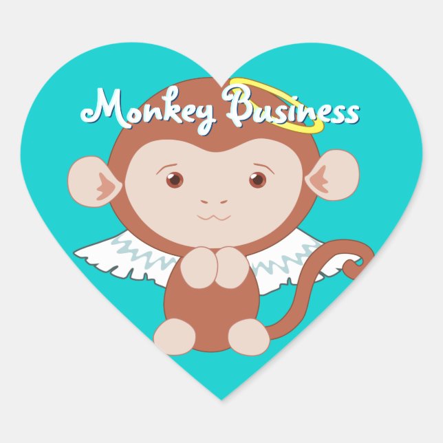 Pegatinas de Angel Monkey (Anverso)