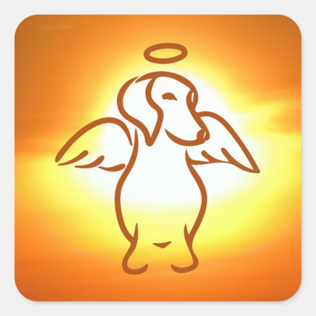 Pegatinas de Angel Weenie (Anverso)