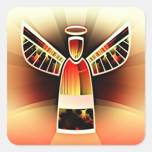 pegatinas de ángeles de cosecha (Anverso)