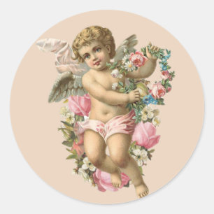 pegatinas de ángeles de época