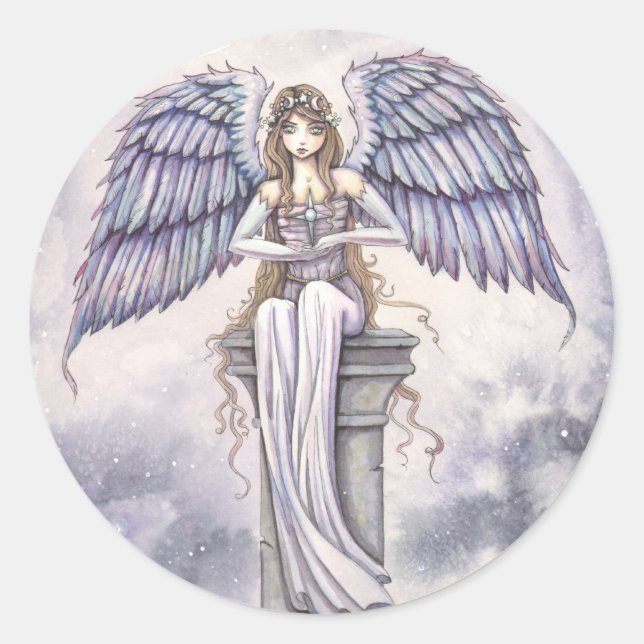 Pegatinas de ángeles de Molly Harrison Arte de Fan (Anverso)