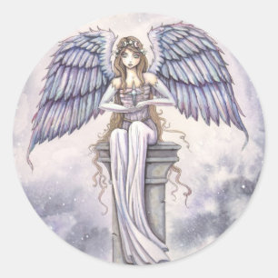 Pegatinas de ángeles de Molly Harrison Arte de Fan