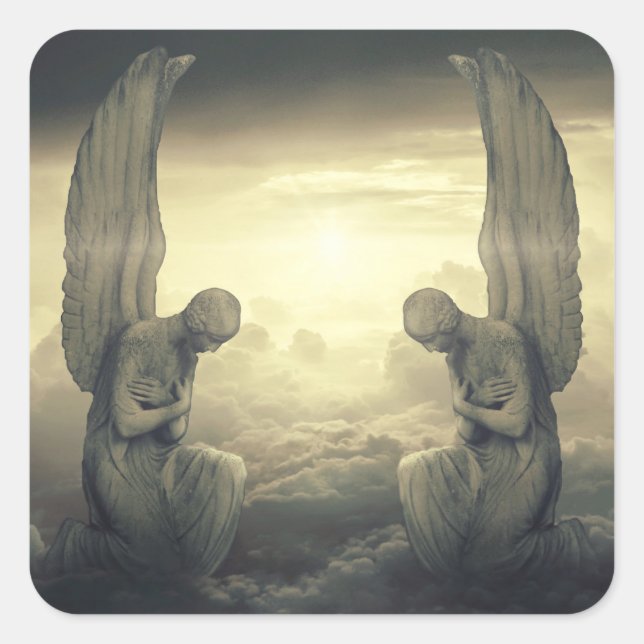 pegatinas de ángeles de nube (Anverso)