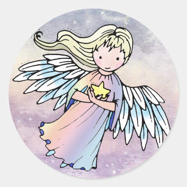 Pegatinas de Angelito Dulce (Anverso)