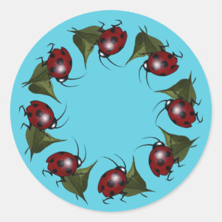 Pegatinas de Anillo de Ladybug