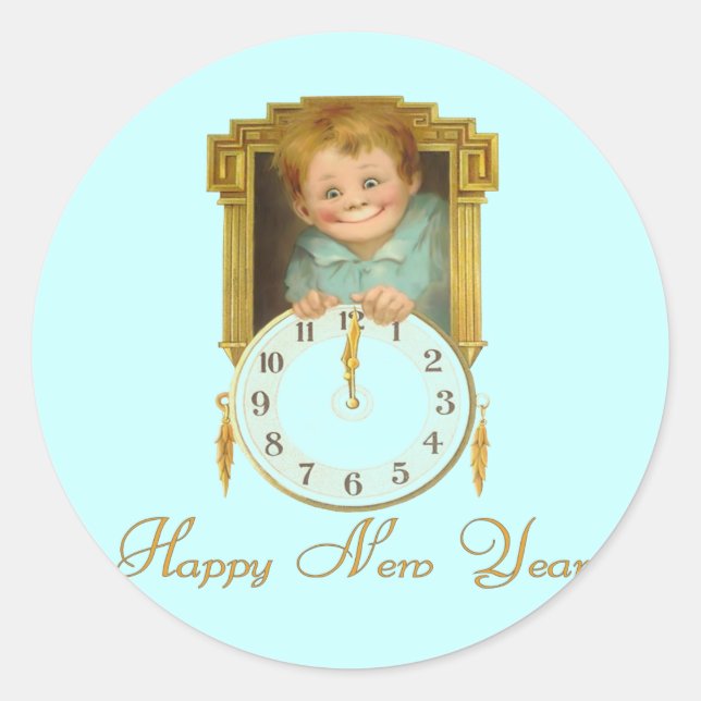 Pegatinas de Año Nuevo (Anverso)