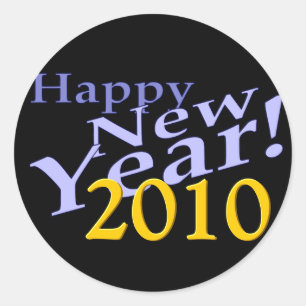 Pegatinas de Año Nuevo Feliz