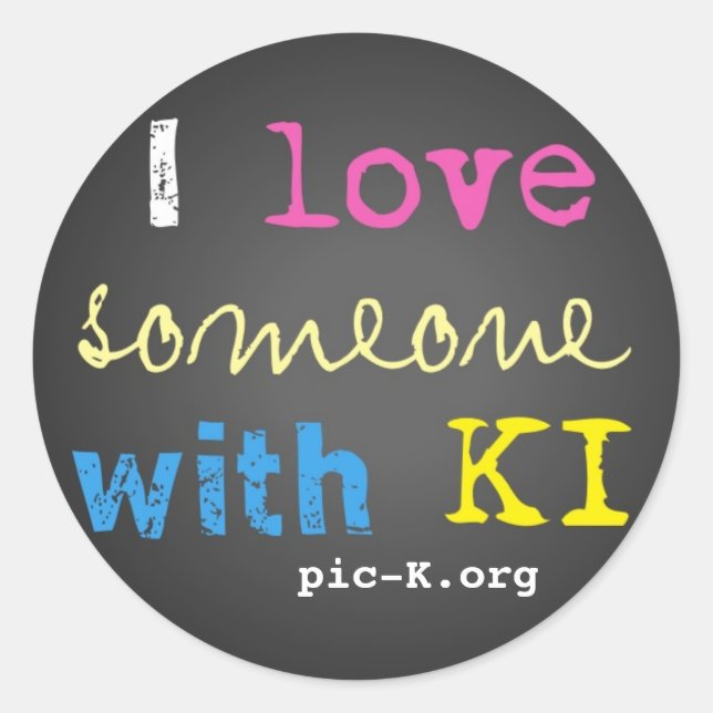 Pegatinas de apoyo de KI (Anverso)