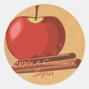 Pegatinas de Apple Cinnamon