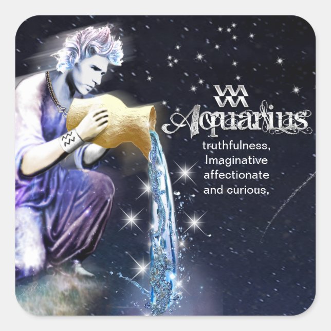 Pegatinas de Aquarius (Anverso)