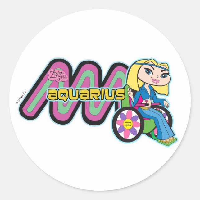 Pegatinas de Aquarius (Anverso)
