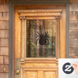 Pegatinas de araña negra para ventanas – Araña esp
